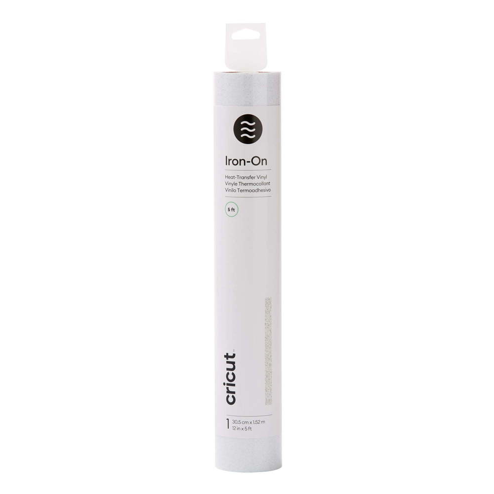 Cricut Glitter Iron-On (5 ft), White